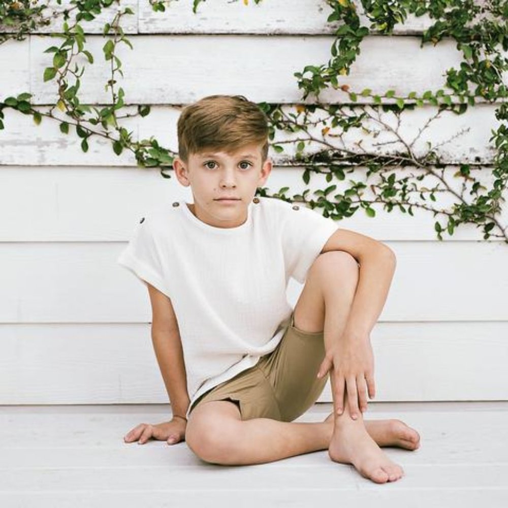 4for20!! New Boys Boxy White Shirt